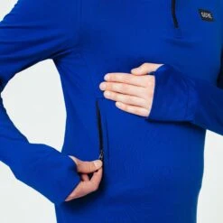 Gore Wear GORE® Wear | Men's Everyday Thermo 1/4-Zip -Deals Sportswear Store 100939BL00 M GORE Wear EverydayThermo14 Zip sidezip