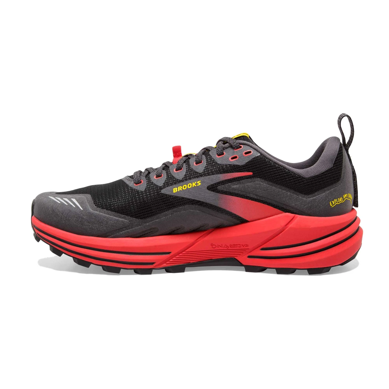 Brooks | Men's Cascadia 16 Running Shoes - Black 5 Brooks | Men's Cascadia 16 Running Shoes - Black - Image 3