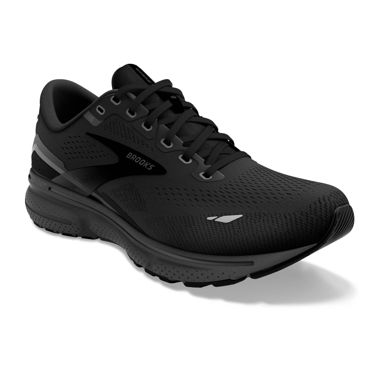Brooks | Men's Ghost 15 Running Shoes - Black 4 Brooks | Men's Ghost 15 Running Shoes - Black - Image 2