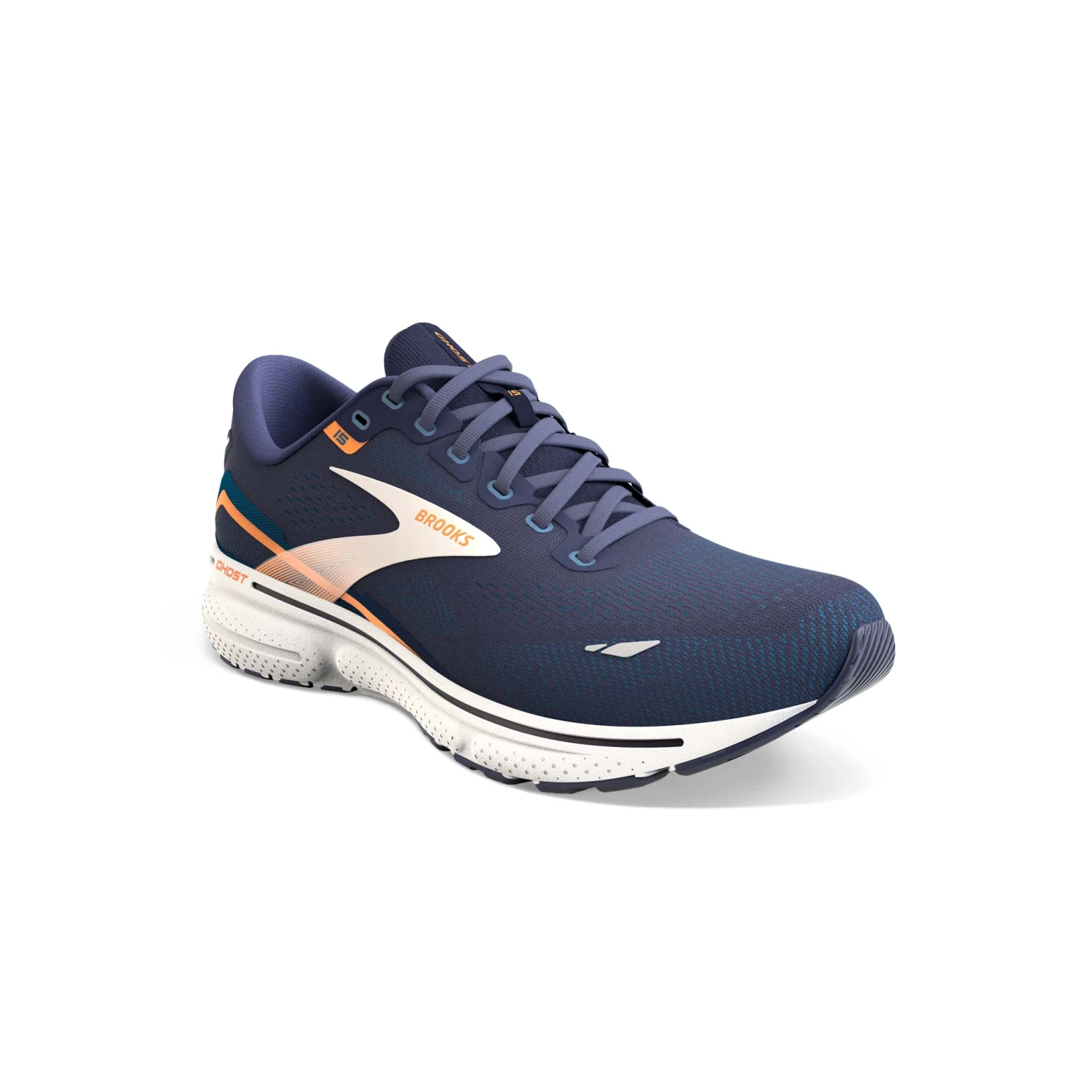 Brooks | Men's Ghost 15 2E Running Shoes - Peacoat 4 Brooks | Men's Ghost 15 2E Running Shoes - Peacoat - Image 2