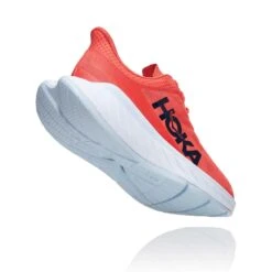 Hoka One One Hoka | Women's Carbon X 2 Running Shoes - Hot Coral -Deals Sportswear Store 1113527HCBI F hoka carbonx2 back