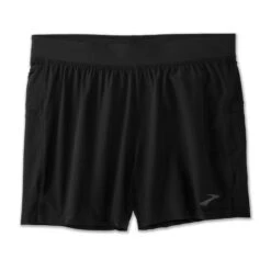Brooks | Men's Sherpa 5" Short - Black 17 Brooks | Men's Sherpa 5" Short - Black -Deals Sportswear Store 211332001 M brooks sherpa5inshort front
