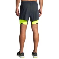 Brooks | Men's Run Visible 5" 2-in-1 Short -Deals Sportswear Store 211405044 M Brooks RunVisible52 in 1Short back