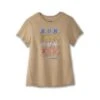 Brooks | Women's Distance Graphic Short Sleeve Tee - Heather Oatmeal -Deals Sportswear Store 221541211 W BrooksDistanceGraphicShortSleeve front