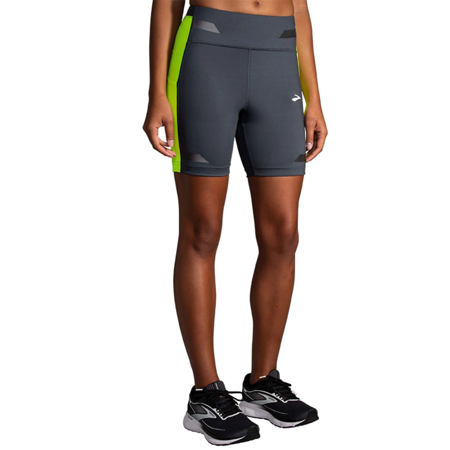 Brooks | Women's Run Visible 6" Short Tight 3 Brooks | Women's Run Visible 6" Short Tight