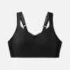 Brooks | Women's Drive Convertible Run Bra - Black 1 Brooks | Women's Drive Convertible Run Bra - Black -Deals Sportswear Store 350081001 W Brooks DriveConvertable front2