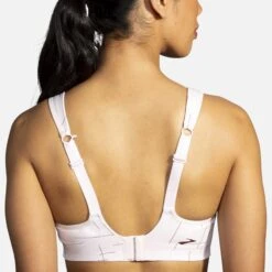 Brooks | Women's Drive Convertible Run Bra - Pink -Deals Sportswear Store 350081658 F brooks driveconvertiblerunbra modelback