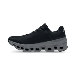 On | Women's Cloudmonster Running Shoes - Black -Deals Sportswear Store 61.99024 W On Cloudmonster side2