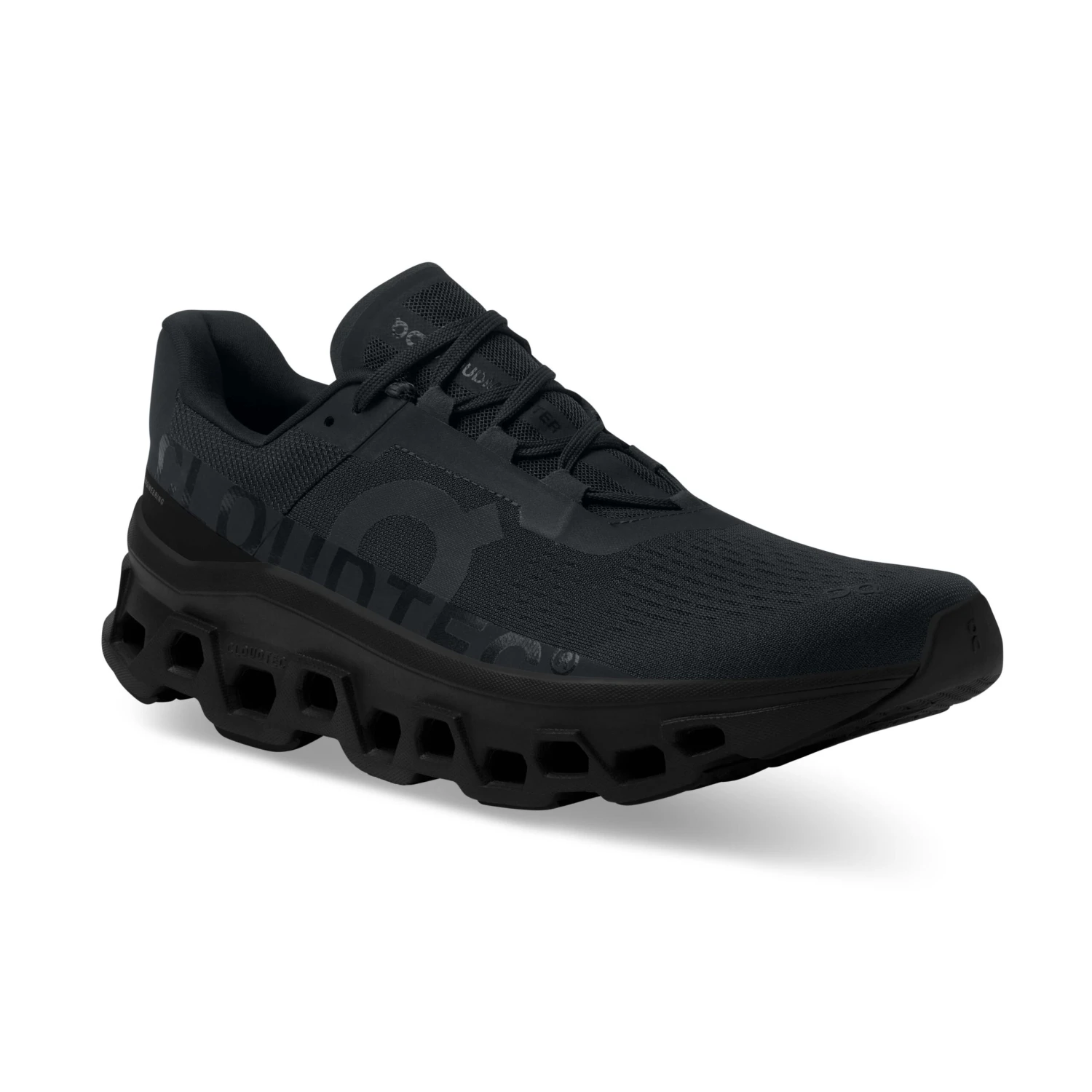 On | Men's Cloudmonster Running Shoes - All Black 4 On | Men's Cloudmonster Running Shoes - All Black - Image 2