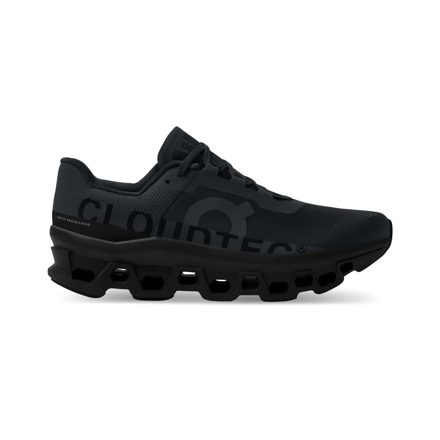 On | Men's Cloudmonster Running Shoes - All Black 3 On | Men's Cloudmonster Running Shoes - All Black