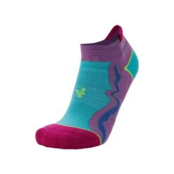 Balega | Women's Enduro No Show Running Socks - Bright Lilac -Deals Sportswear Store 7491 0660 W Balega enduronoshow front