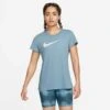 Nike | Women's Dry Tee DFC Crew 2 Nike | Women's Dry Tee DFC Crew -Deals Sportswear Store AQ3212 495 W Nike DryTeeDFCCrew front