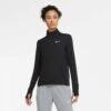 Nike | Women's Dri-Fit Element Top HZ - Black -Deals Sportswear Store CU3220 010 W Nike Dri FitElementTopHZ front