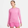 Nike | Women's Dri-FIT Element Running Crew - Active Fuchsia -Deals Sportswear Store CU3277 623 W Nike DFElementCrew front