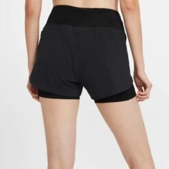 Nike | Women's Eclipse 2in1 Short -Deals Sportswear Store CZ9570 010 W Nike Eclipse2in1Short back