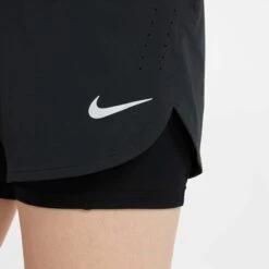 Nike | Women's Eclipse 2in1 Short -Deals Sportswear Store CZ9570 010 W Nike Eclipse2in1Short logo