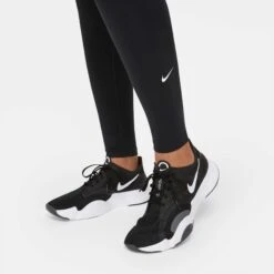 Nike | Women's ONE Dri-Fit MR Tight Plus - Black -Deals Sportswear Store DD0345 010 W Nike ONEDri FitMRTightPlus ankle