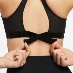 Nike | Women's Dri-FIT Swoosh High-Support Non-Padded Adjustable Sports Bra 10 Nike | Women's Dri-FIT Swoosh High-Support Non-Padded Adjustable Sports Bra -Deals Sportswear Store DD0428 010W Nike DFSWSHHSBra backclasp