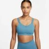 Nike | Women's Alpha High-Support Padded Adjustable Sports Bra - Noise Aqua 1 Nike | Women's Alpha High-Support Padded Adjustable Sports Bra - Noise Aqua -Deals Sportswear Store DD0430 440 W Nike DFAlphaBra front