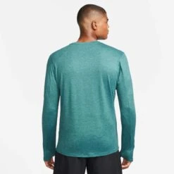Nike | Men's Dri-FIT Element Running Crew - Faded Spruce -Deals Sportswear Store DD4754 309 M Nike DFElementCrew back
