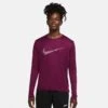 Nike | Men's DF UV Run Division Miler GX LS -Deals Sportswear Store DM4707 610 M Nike DFUVRunDivisionMilerGXLS frontonbody