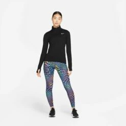 Nike | Women's DF Run Division MR Tight -Deals Sportswear Store DM7555 010 W Nike DFRunDivisionMRTight fullbodyfront