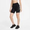 Nike | Women's DF Epic Luxe Trail MR Tight Short -Deals Sportswear Store DM7573 011 W Nike DFEpicLuxTrailMRTightShort front
