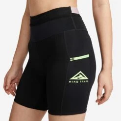 Nike | Women's DF Epic Luxe Trail MR Tight Short -Deals Sportswear Store DM7573 011 W Nike DFEpicLuxTrailMRTightShort side