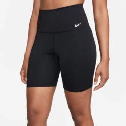 Nike | Women's Dri-FIT One High-Waisted 7 Inch Biker Shorts - Black -Deals Sportswear Store DV9022 010 W Nike OneDFHR7InShort front2