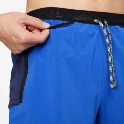 Nike | Men's Trail Second Sunrise 5" Brief-Lined Trail Shorts - Hyper Royal 11 Nike | Men's Trail Second Sunrise 5" Brief-Lined Trail Shorts - Hyper Royal -Deals Sportswear Store DV9311 405 M Nike DFTrailShort5Inch detail2