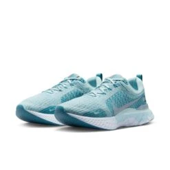 Nike | Men's React Infinity Run Flyknit 3 Running Shoes - Ocean Bliss -Deals Sportswear Store DZ3014 400 M Nike ReactInfinityRunFlyknit3 frontside