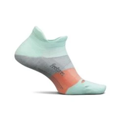 Feetures | Unisex Elite Ultra Light No Show Tab - Move Aside Mint -Deals Sportswear Store E552580 Feetures EliteUltraLightNoShowTab side