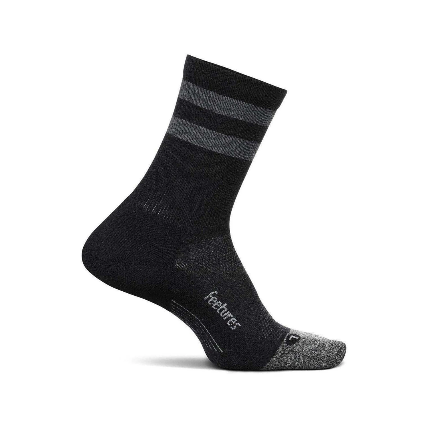 Feetures | Unisex Elite Light Cushion Mini Crew - Black 3 Feetures | Unisex Elite Light Cushion Mini Crew - Black