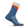 Feetures | Unisex Elite Light Cushion Mini Crew - Retrograde Blue -Deals Sportswear Store E90505 Feetures EliteLightCushionMiniCrew