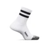 Feetures | Unisex Elite Light Cushion Mini Crew - White 1 Feetures | Unisex Elite Light Cushion Mini Crew - White -Deals Sportswear Store E90569 Feetures EliteLightCushionMiniCrew