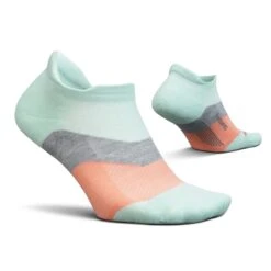Feetures | Unisex Elite Max Cushion No Show Tab - Move Aside Mint