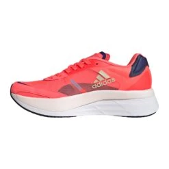 Adidas | Women's Adizero Boston 10 Running Shoes - Turbo -Deals Sportswear Store GY0905 W Adidas AdizeroBoston10RunningShoes archsiddeview