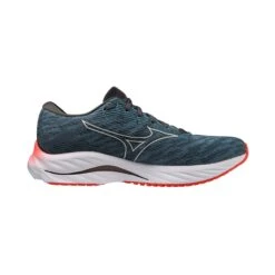 Mizuno | Men's Wave Rider 26 Running Shoes - Provincial Blue -Deals Sportswear Store J1GC220351 M Mizuno WaveRider26 side2