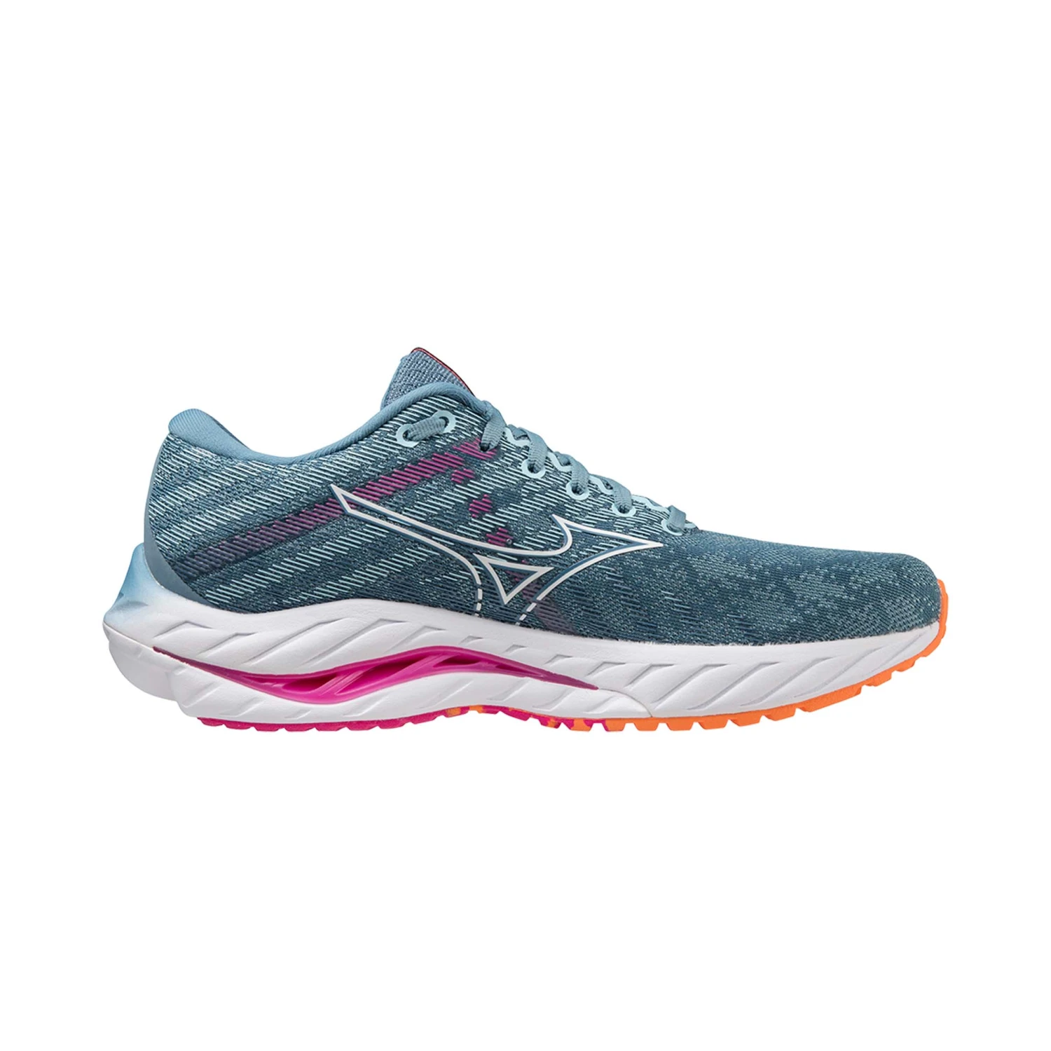 Mizuno | Women's Wave Inspire 19 Running Shoes - Provincial Blue 5 Mizuno | Women's Wave Inspire 19 Running Shoes - Provincial Blue - Image 3