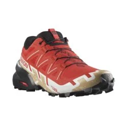 Salomon | Men's Speedcross 6 Running Shoes - Fiery Red -Deals Sportswear Store L41738200 M Salomon Speedcross6 frontside