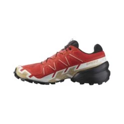 Salomon | Men's Speedcross 6 Running Shoes - Fiery Red -Deals Sportswear Store L41738200 M Salomon Speedcross6 side2