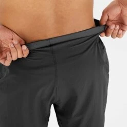 Salomon | Men's Sense Aero 5'' Shorts - Deep Black -Deals Sportswear Store LC1870000 M Salomon SenseAero5 waist