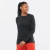 Salomon | Women's Sense Aero Long Sleeve Tee -Deals Sportswear Store LC1878300 W Salomon SenseLSTee frontonbody