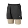 Ronhill | Men's Tech Ultra Twin Short - Black -Deals Sportswear Store RH 005352RH 00969 M Ronhill TechUltraTwinShort frnot