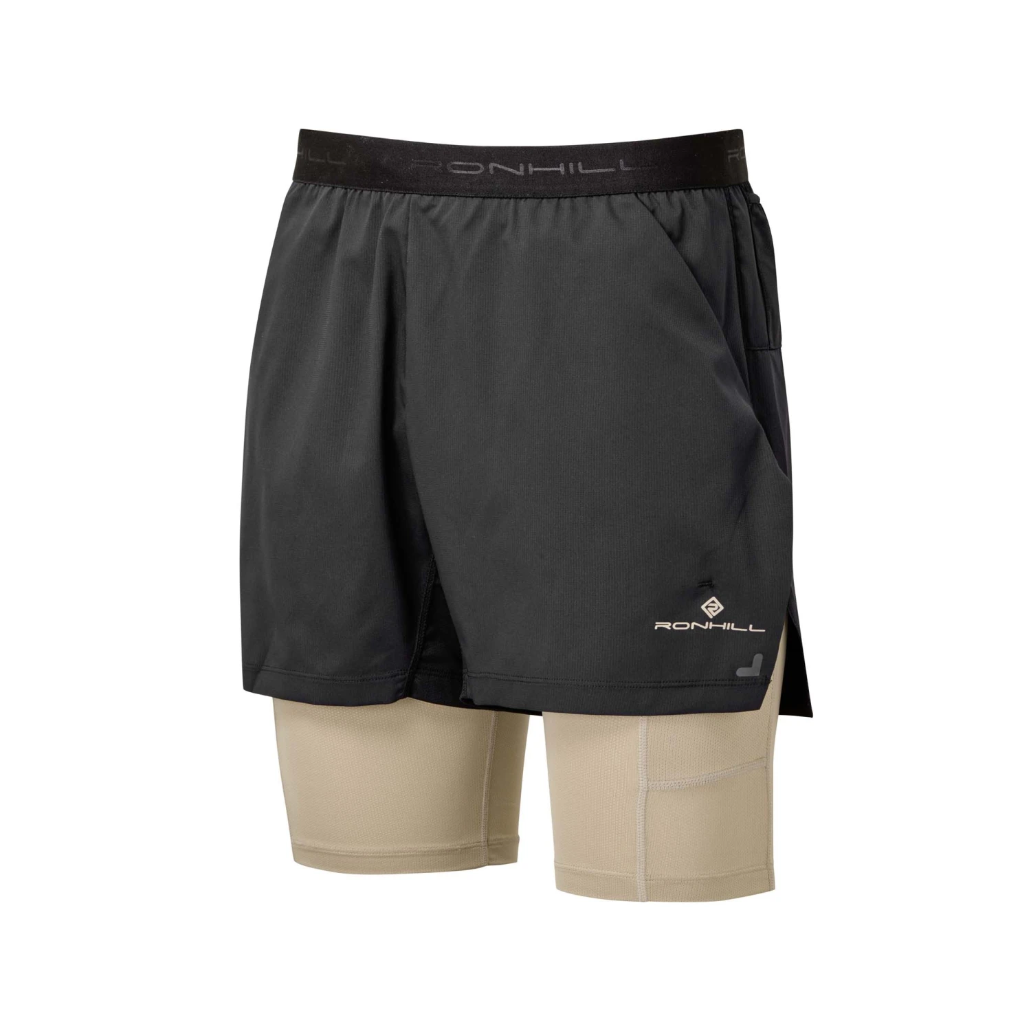 Ronhill | Men's Tech Ultra Twin Short - Black 3 Ronhill | Men's Tech Ultra Twin Short - Black