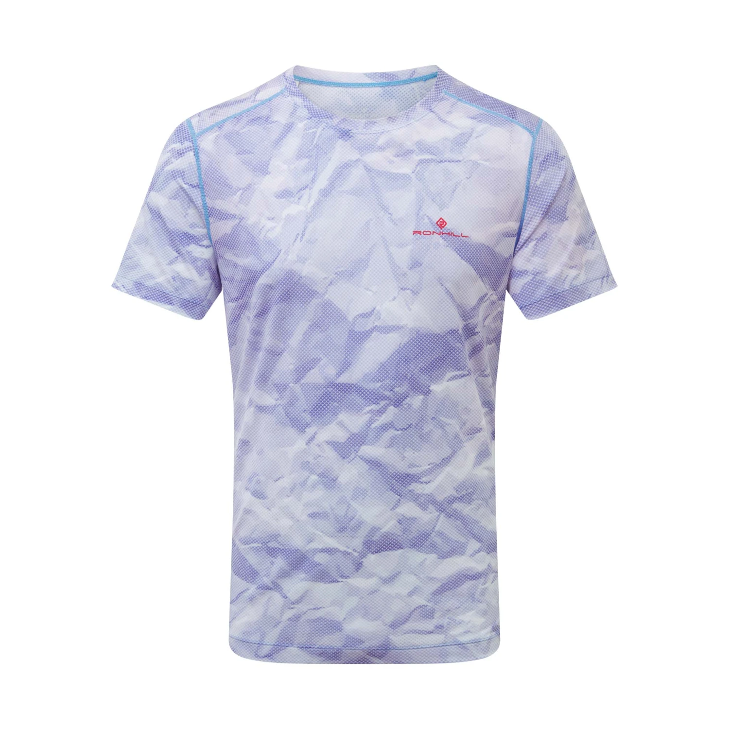 Ronhill | Men's Tech Golden Hour Tee - Lake Blue Crinkle 3 Ronhill | Men's Tech Golden Hour Tee - Lake Blue Crinkle