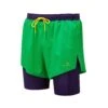 Ronhill | Men's Tech Distance Twin Short - Bright Green -Deals Sportswear Store RH 006596RH 00975 M Ronhill TechDistanceTwinShort front