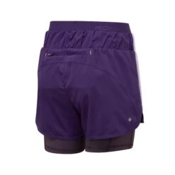 Ronhill | Women's Tech Twin Short - Imperial -Deals Sportswear Store RH 006732RH 00994 W Ronhill TechTwinShort back