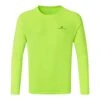 Ronhill | Men's Core L/S Tee - Fluo Yellow -Deals Sportswear Store RH005790R042 M ronhill corelstee front
