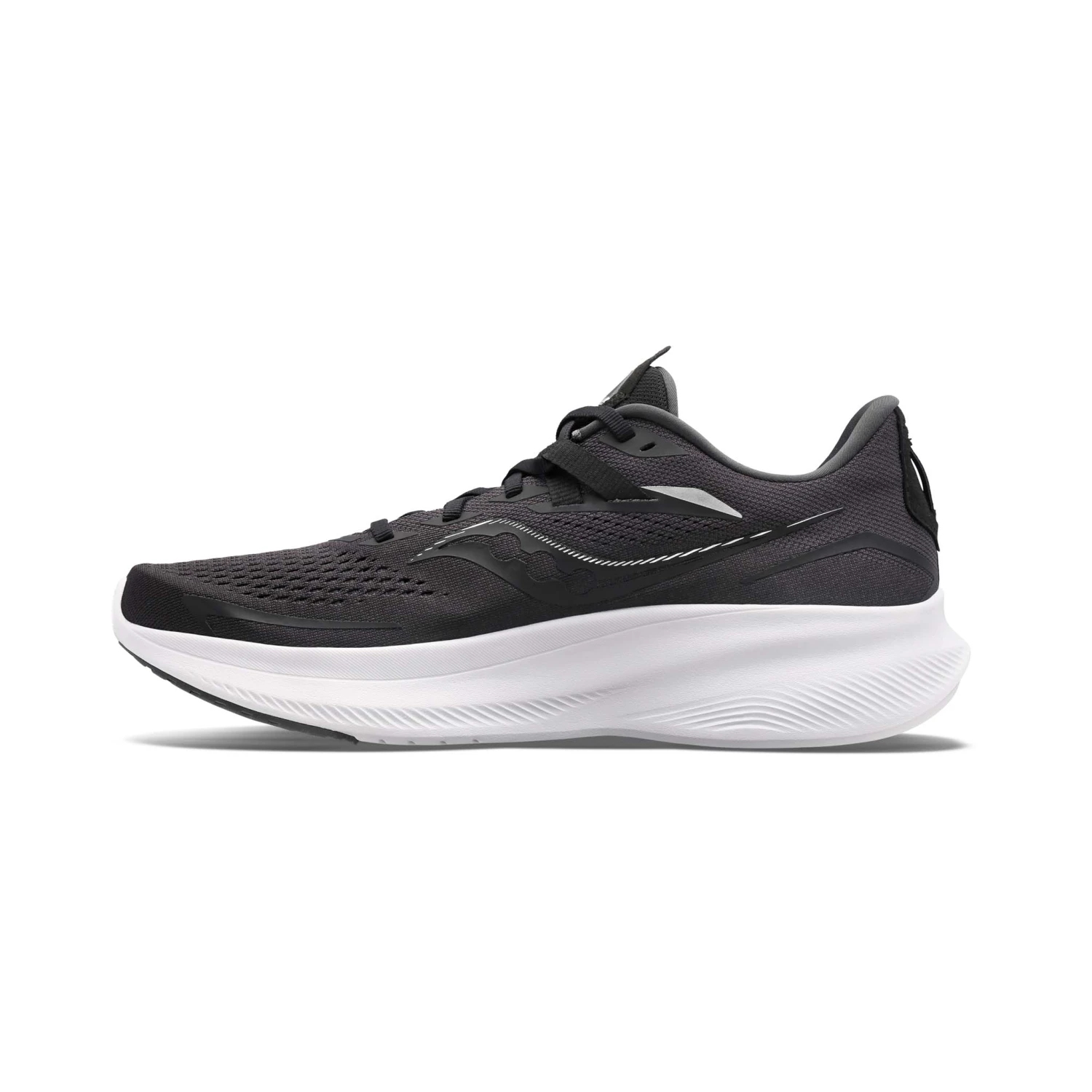Saucony | Men's Ride 15 Running Shoes - Black 4 Saucony | Men's Ride 15 Running Shoes - Black - Image 2